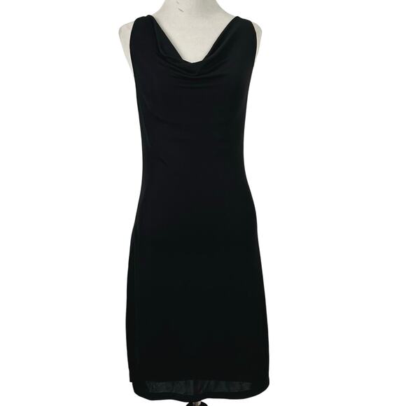 Moda Intl Women Sleeveless Y2k Dress Black Cocktail Party Backless Size Medium - Picture 1 of 8